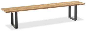 Niehoff Nemo Banksystem Aluminium Teak Geölt 200cm