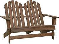 vidaXL Adirondack-Gartenbank 2-Sitzer Massivholz Tanne