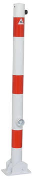 Schake Absperrpfosten umlegbar Ø 60 mm verzinkt rot/weiß