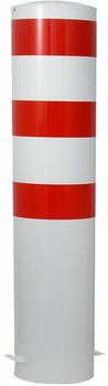 Schake Absperrpfosten 40271B273 Ø 193 mm ortsfest rot/weiß