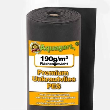 Aquagart Gartenvlies Bodengewebe 190g/m² 1m Breite 150m² PES