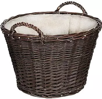 Siena Garden Weidenkorb mit Jute, &Oslash; 50x33cm, braun (P67739)