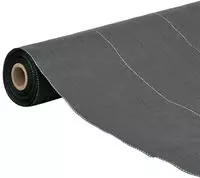 vidaXL Unkrautvlies Schwarz 2x25 m PP