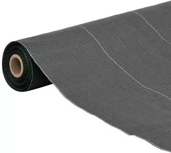 vidaXL Unkrautvlies Schwarz 2x25m PP (4005229)