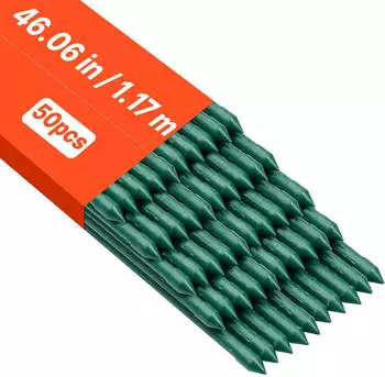 VEVOR Pflanzstäbe Ø11x1170mm Metall kunststoffbeschichtet 50er-Pack (CSP11-1200-50)