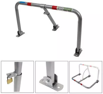 Trutzholm Parkplatzsperre abschlie&szlig;bar 43x80cm feuerverzinkt (15274)