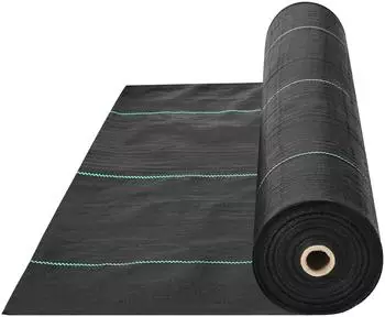 VEVOR Unkrautvlies PP 108g/m&sup2; 0,9x91,4m wasserdurchl&auml;ssig 750N Zugfestigkeit
