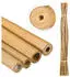 Relaxdays Bambusstäbe 150cm Hellbraun 25er-Pack