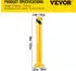 VEVOR Parkpfosten Sicherheitspoller 122cm, 20x20cm, 2er-Set