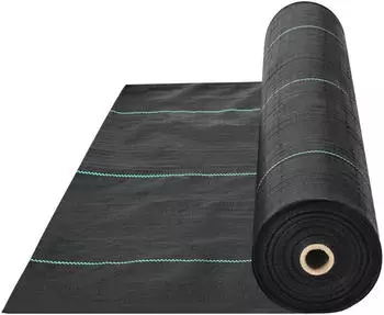 VEVOR Unkrautvlies 2x100,6m PP-Gewebe 108g/m² wasserdurchlässig (2*100.6-108)