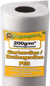 Aquagart Geotextilvlies 427,5m&sup2; 200g/m&sup2; Breite 1,9m (6.878.531.790.875)