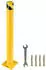 VEVOR Sicherheitspoller Rohrstahl 122cm H, 14cm Ø, gelb pulverbeschichtet