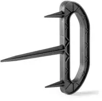 Haga - 100 Erdanker Mit Handgriff 15cm L&auml;nge Erdn&auml;gel F&uuml;r Unkrautvlies O.