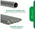 Novatool Pflanzstäbe 75cm 8mm grün kunststoffummanteltes Metall 10er-Set
