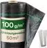 Praknu 50m² Anti Unkrautgewebe 100g/m² mit 24 Erdanker (7770530)
