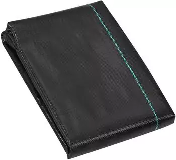 VEVOR Unkrautvlies 1,2x30,5m 108g/m&sup2; PP Gewebt, Schwarz (Weed Barrier Landscape Fabric)