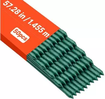 VEVOR Pflanzstab Metall kunststoffbeschichtet ⌀11x1455mm