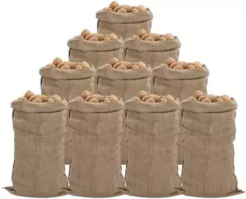 vidaXL Jutes&auml;cke 10 Stk. 65x135cm 100% Jute 340g/m&sup2; (155786)