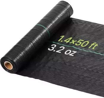 VEVOR Unkrautvlies 0,4x15,2m 90g/m&sup2; gewebtes PP (1.4x50FT90)