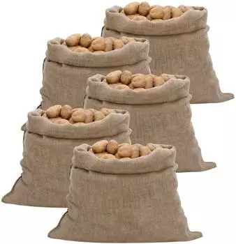 vidaXL Jutes&auml;cke 100x110cm, 220g/m&sup2;, 5 Stk. (155781)