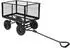 vidaXL Gartenwagen schwarz 350kg