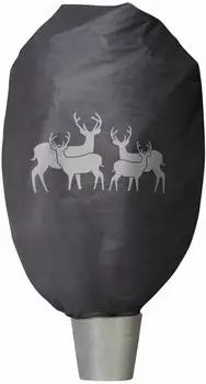 Windhager Vlieshaube Pflanzen Hirsch-Motiv 140x200cm (07397)