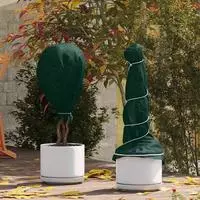 vidaXL Winterschutz fur Pflanzen Gr&uuml;n 20 x 1,6 m Vliesstoff