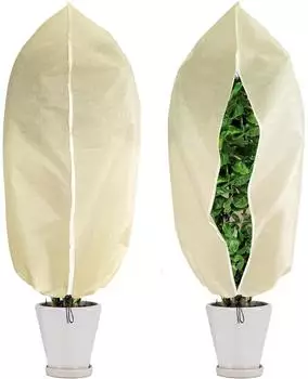 LuxusKollektion Winterschutzhaube f&uuml;r Pflanzen, Vlies, 160x100cm, 2er-Set