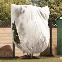 vidaXL Winterschutz fur Pflanzen 3 stk. 2,4 x 2 m Vliesstoff Wei&szlig;