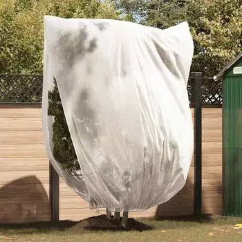vidaXL Frostschutz-Pflanzenvliesabdeckungen wei&szlig; 2,4x2m, 3 Stk.