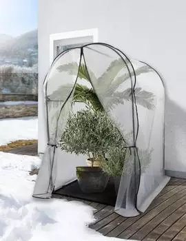 Windhager Mediterraneo Winterschutzzelt Gitterfolie 120x120x180cm