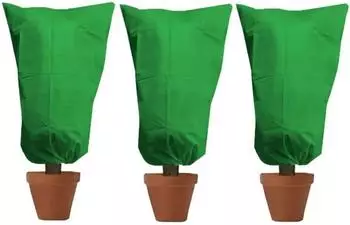 LuxusKollektion Winterschutzhauben f&uuml;r Pflanzen 60x80cm gr&uuml;n, 3 St&uuml;ck