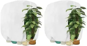 LuxusKollektion Winterschutzhaube mit Rei&szlig;verschluss, wei&szlig;, 120x180cm, 2 St&uuml;ck