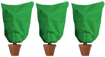 LuxusKollektion Winterschutzhauben f&uuml;r Pflanzen 80x100cm gr&uuml;n, 3er-Set