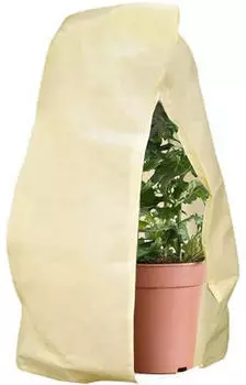 LuxusKollektion Winterschutzhaube f&uuml;r Pflanzen, beige, 80x120cm