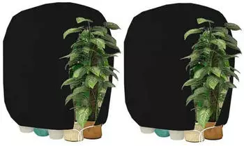 LuxusKollektion Winterschutzhaube mit Rei&szlig;verschluss, schwarz, 120x140cm, 2 St&uuml;ck