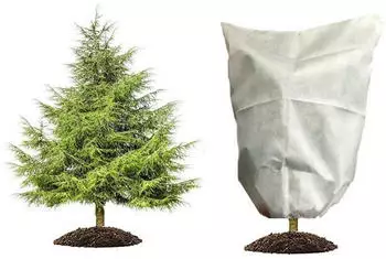 LuxusKollektion Winterschutzhaube f&uuml;r Pflanzen, atmungsaktiv, 60x80cm, wei&szlig;