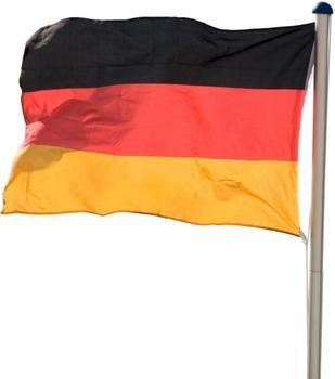 Maxstore Alu-Fahnenmast 6,50m + Deutschlandfahne 120 x 80cm
