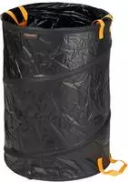 FISKARS Solid PopUp Gartensack, 172 Liter zusammenfaltbar, Federmechanismus &ouml;fnet