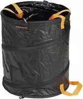 FISKARS Solid PopUp Gartensack, 56 Liter zusammenfaltbar, Federmechanismus &ouml;fnet den