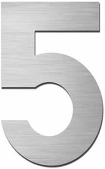 Serafini Hausnummer 5 (Edelstahl 15cm)
