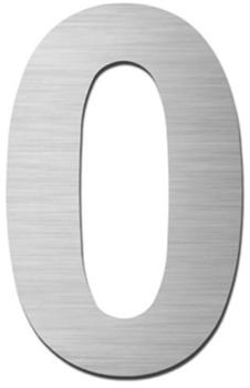 Serafini Hausnummer 0 (Edelstahl 15cm)