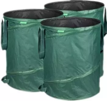 GardenMate Pop-Up Gartensack Oxford 600D 160 Liter 3 Stk.