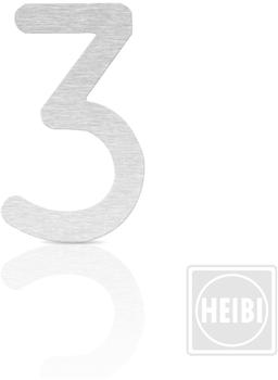 Heibi Max Hausnummer 3 (Edelstahl)