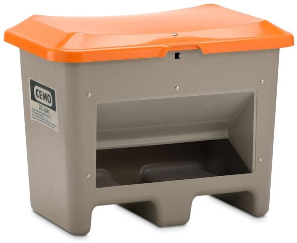 Cemo Plus 3 200 Liter grau orange (mit Entnahmeöffnung, mit Staplertasche)