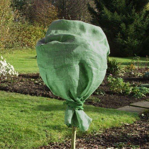 Xclou Garden Jute-Schutzsack 60 x 110 cm grün