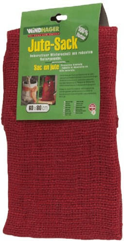 Windhager Jute-Sack Medium 60 x 80cm rot