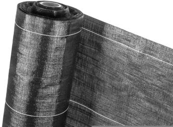 HaGa-Welt Unkrautblocker-Mulchfolie Bodengewebe 100g/m² 0,6 x 100 m