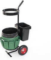WESTMANN Transportwagen "Gartentrolley" mit Werkzeugtasche und 2 Eimern