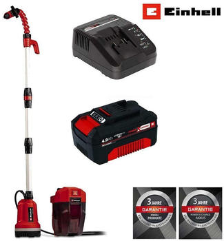 Einhell Akku Regenfasspumpe GE-PP 18 RB Li 18V (mit Akku 4.0 Ah / Ladegerät)